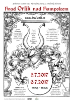 Středověké slavnosti Orlík nad Humpolcem 2017 - plakát