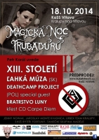 Vystoupení na Magické noci trubadúrů 2014